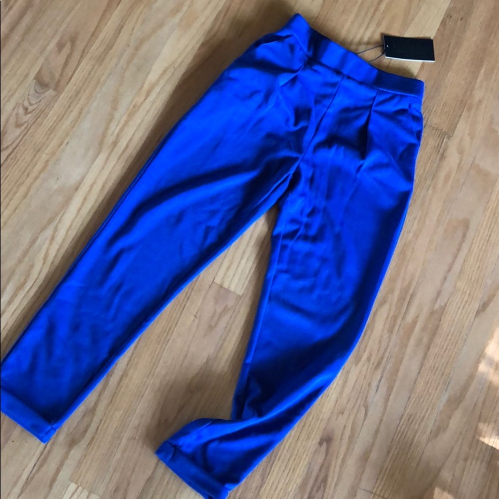 Blue dress pants